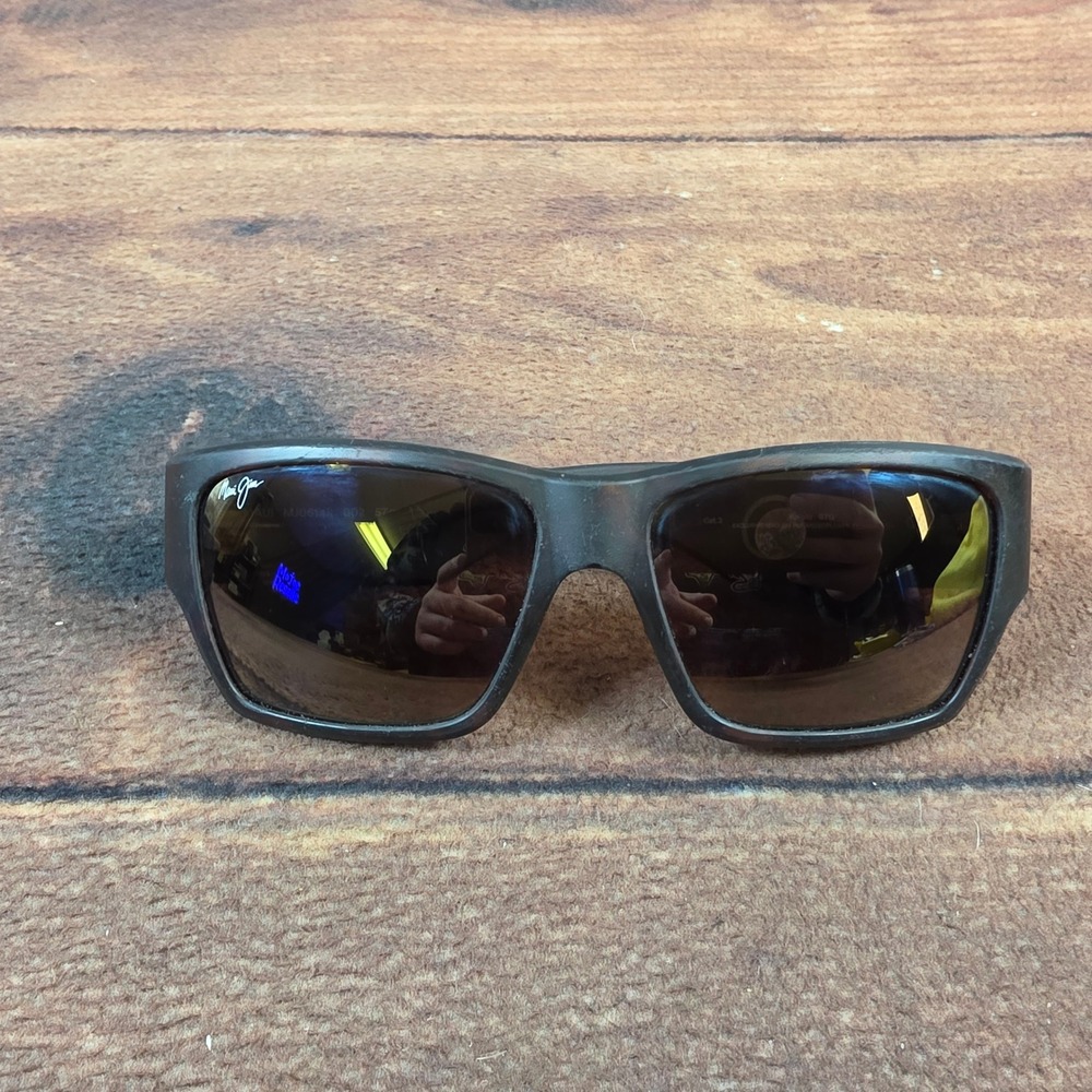 Maui Jim Ka'olu Sunglasses Mens XL Tortoise Good Polarized MJ0614S 002 - Picture 2 of 15